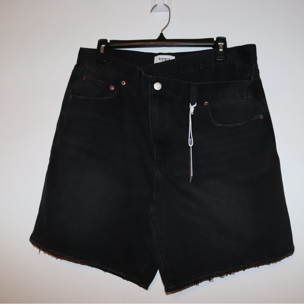 Pistola | Criss Cross Black Shorts Size 31 New